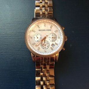 Michael Kors rose gold women’s watch